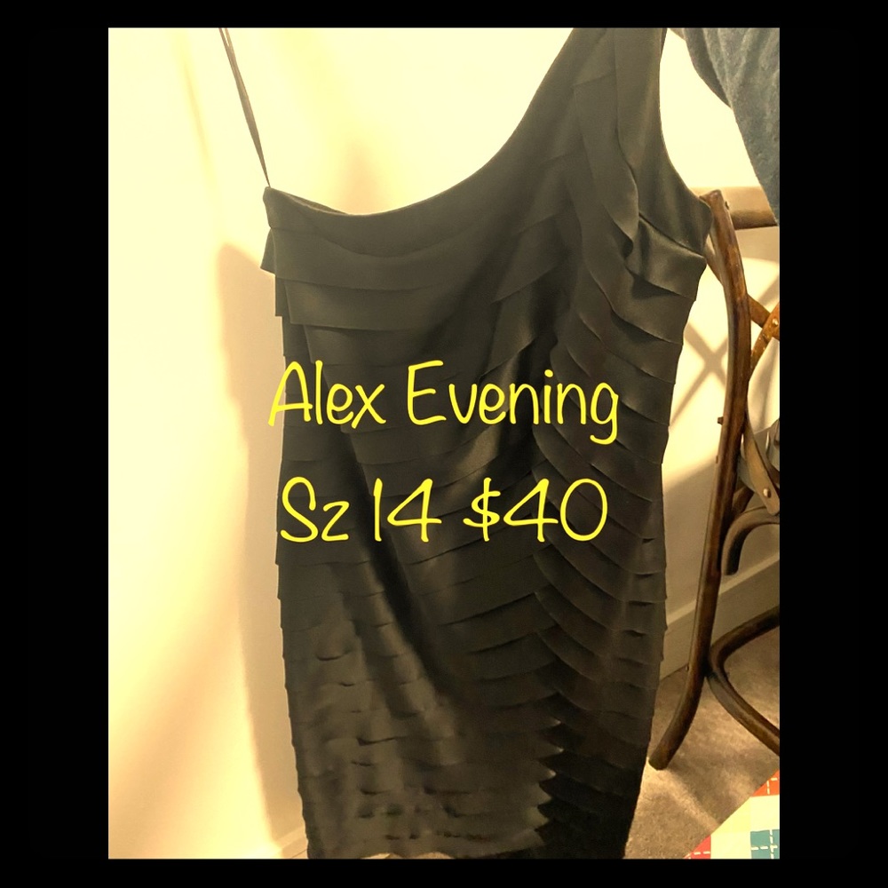 Alex Evenings Cocktail Dress Sz 14